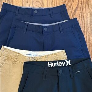 4-pack Men's Flat Front Shorts